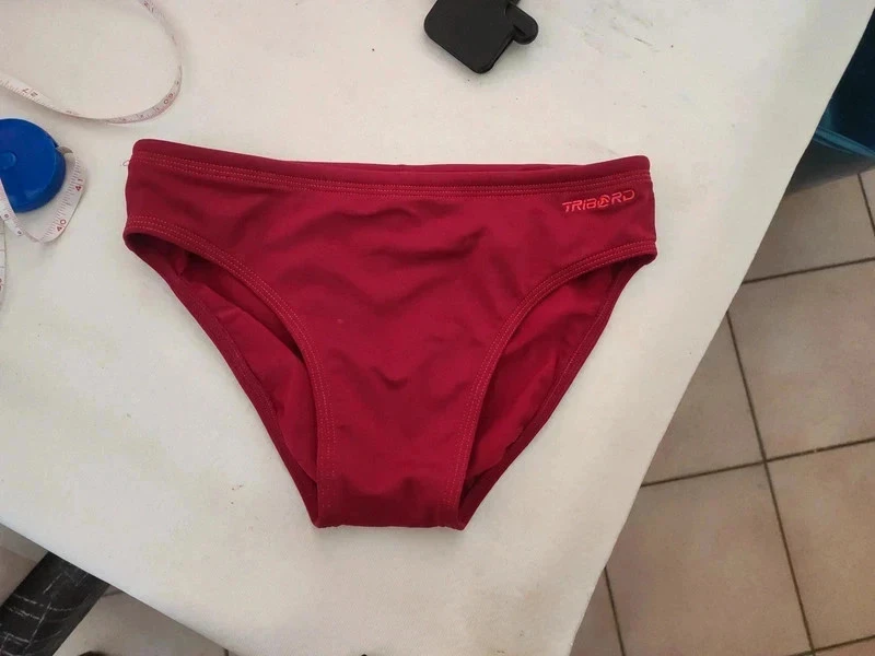 Slip de bain tribord bordeaux neuf